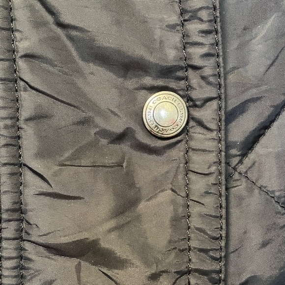 Coach Women's Quilted Black Utility Jacket - Picture 3 of 7